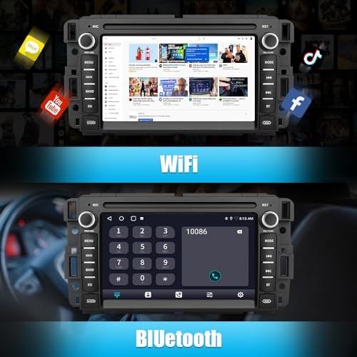 Car Radio Stereo for Chevy Silverado 2007-2014 Tahoe GMC Sierra 2GB+64GB