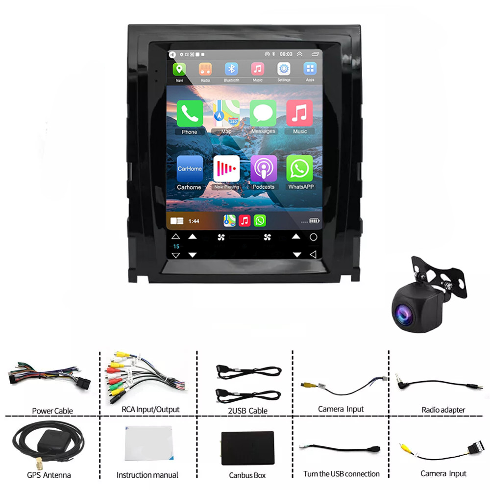 9.7″ For Cadillac Escalade 07-14 Car Radio Stereo GPS Navi Carplay Camera BT 64G