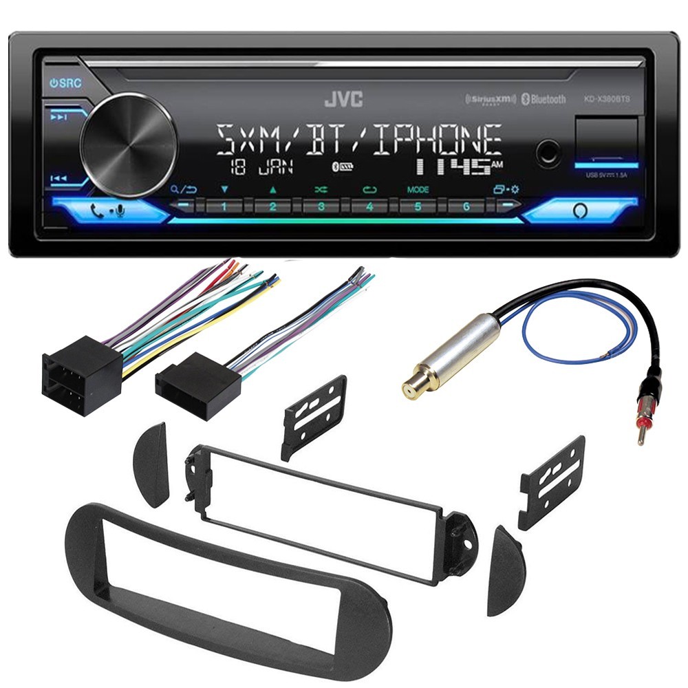 For 1998-2011 VW Beetle JVC KD-X380BTS Bluetooth Car Stereo MP3/AM/FM Radio