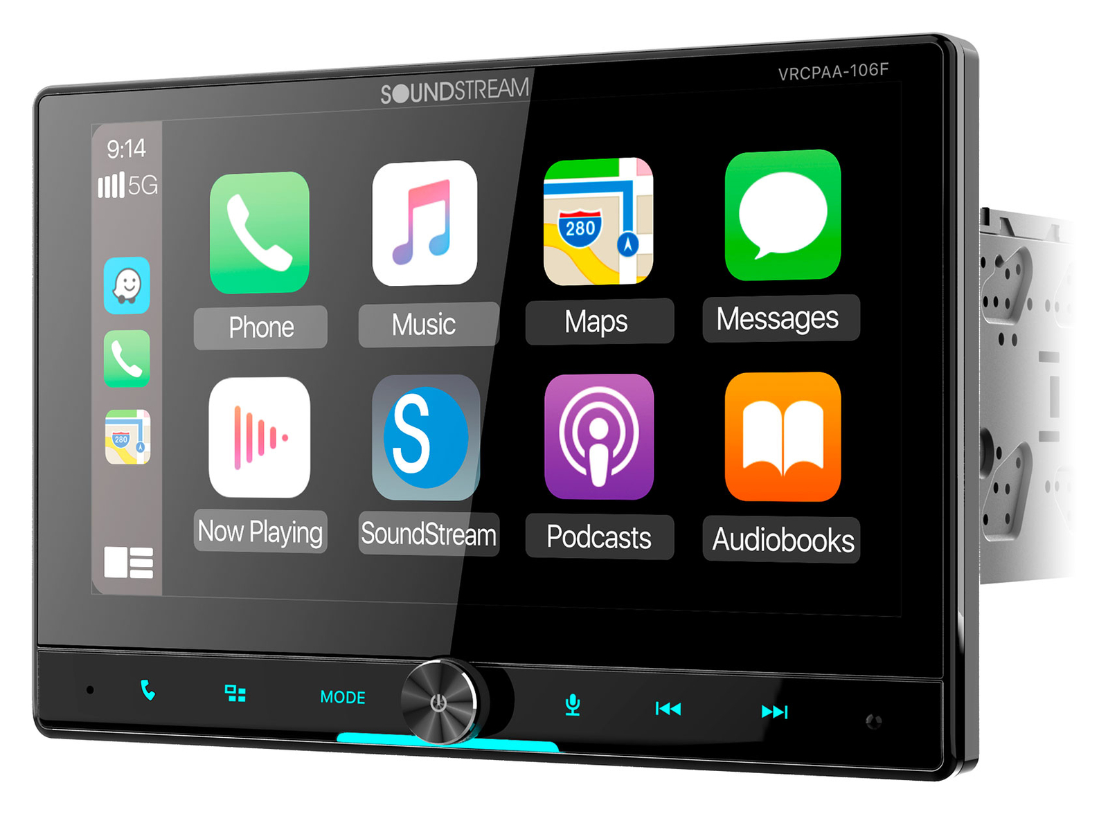 Soundstream VRCPAA-106F 10.6″ Car Monitor Bluetooth/Carplay/Android Receiver