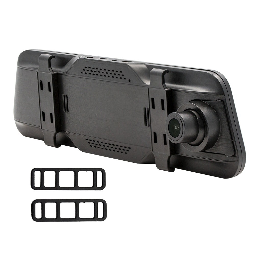 Apple CarPlay Car Rearview Mirror DVR Driving Recorder 9.36in AUX/BT/FM/TF Cam