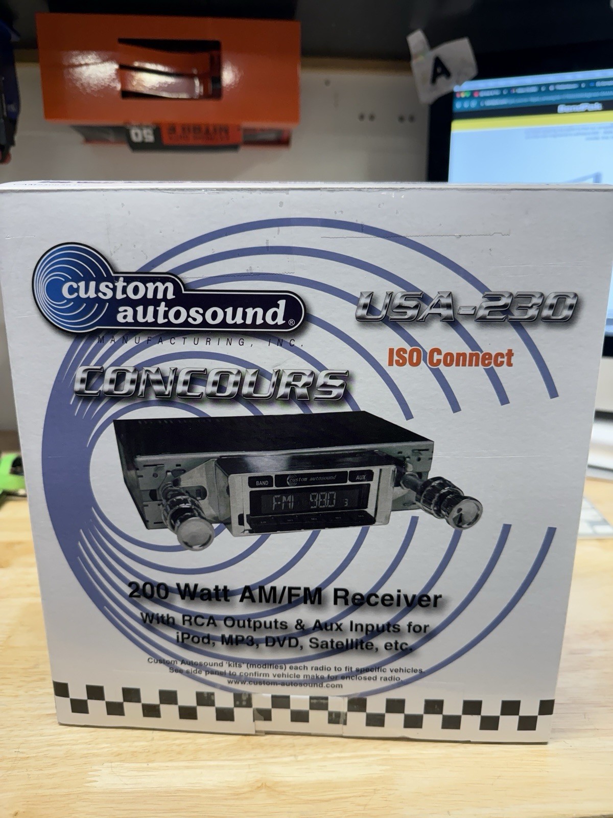Vintage Styl Custom Auto Sound USA USA-230 – Original Box Open box never used