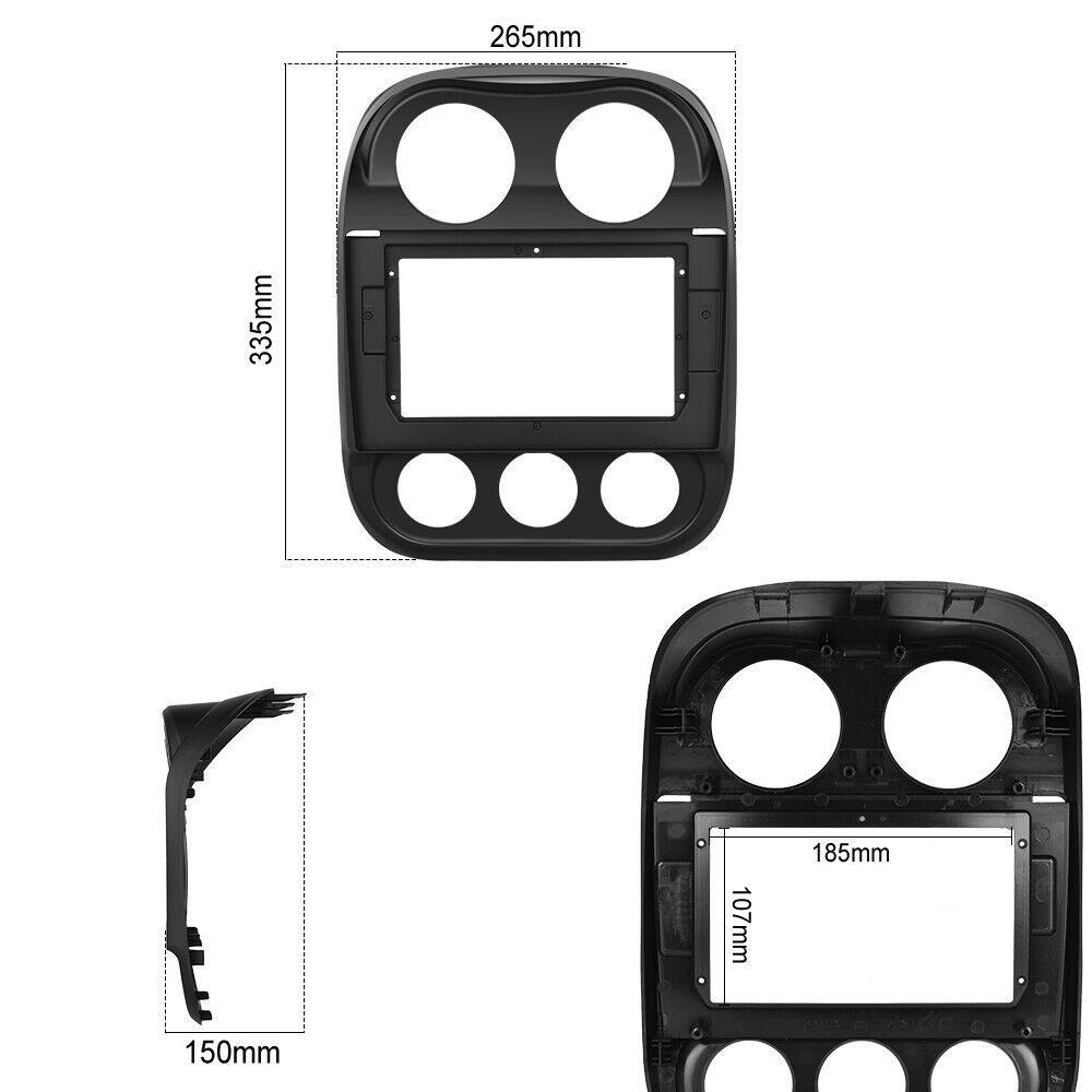 Apple Carplay Car Stereo Radio GPS For Jeep Compass 2010-2016 Patriot 2009-2016