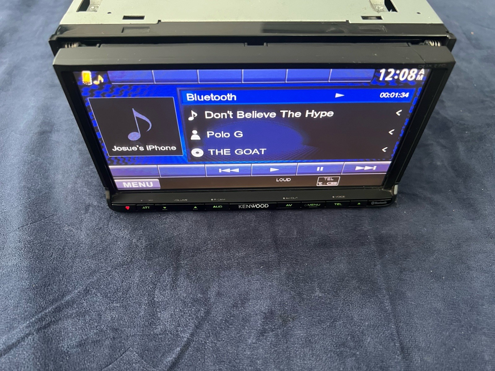 ⭐️Pre-Owned,TESTED⭐️Kenwood BT|USB|CD|DVD|AM/FM-(DDX770)‼️READ DESCRIPTION