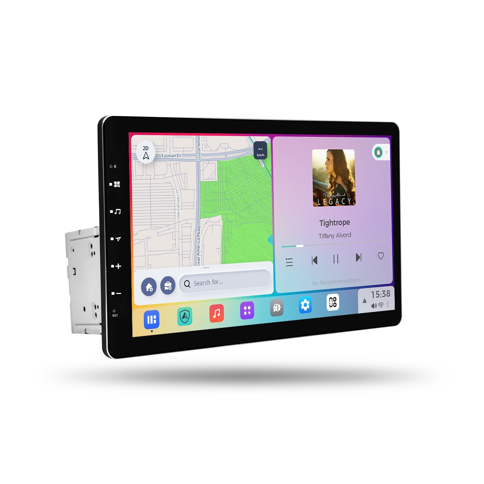 Dasaita 13.3“ Double Din Universal Car Stereo 2K QLED Screen Android 13 Radio