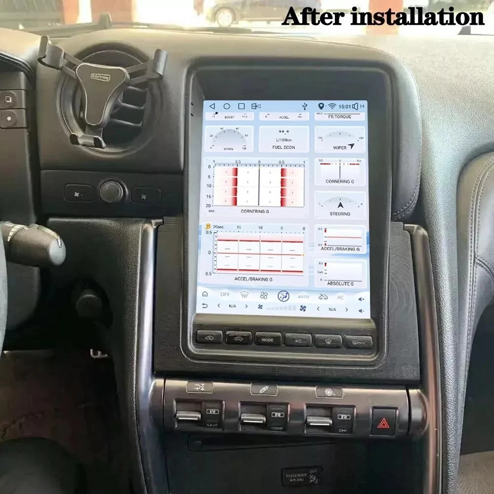 9.7″ For Nissan GT-R 2008-2017 Android Car Radio Stereo GPS Navi Carplay 8+256GB