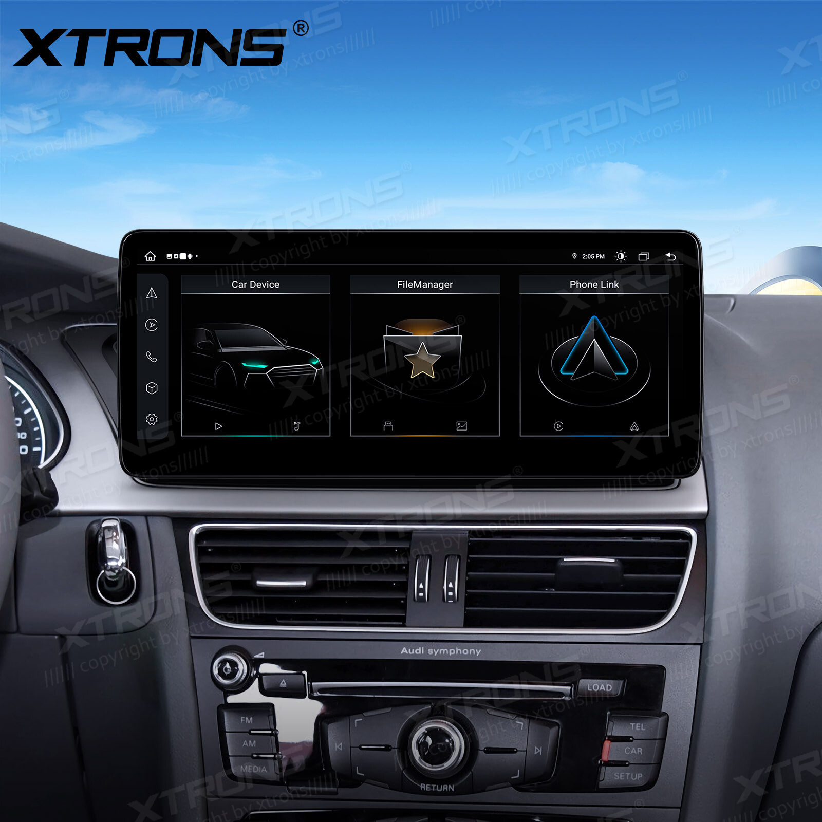 For Audi A4 A5 LHD 12.3″ Android Radio Player Wireless CarPlay IPS Screen 4G 64G