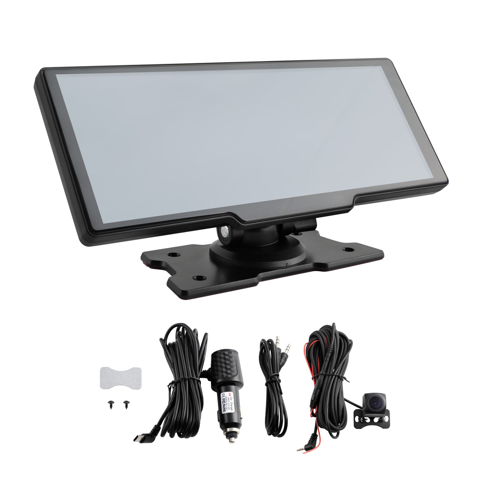 CarPlay Android Auto Car Stereo DVD Player for Truck 12-24V Front Rear Cam