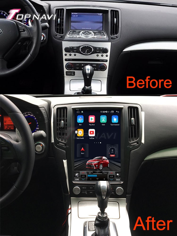 for Infiniti G25 G35 G37 Q60S 2004-2013 Car GPS Player Radio Stereo Play 6+128G
