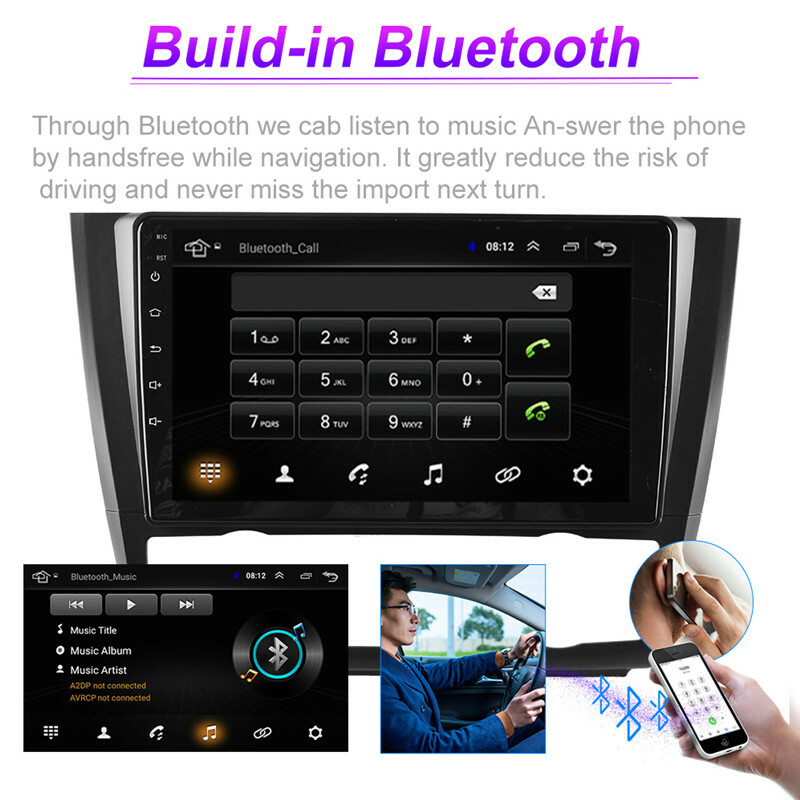 9”Car Radio Multimedia Player Android Navigation GPS WIFI For BMW 1-Series 04-11