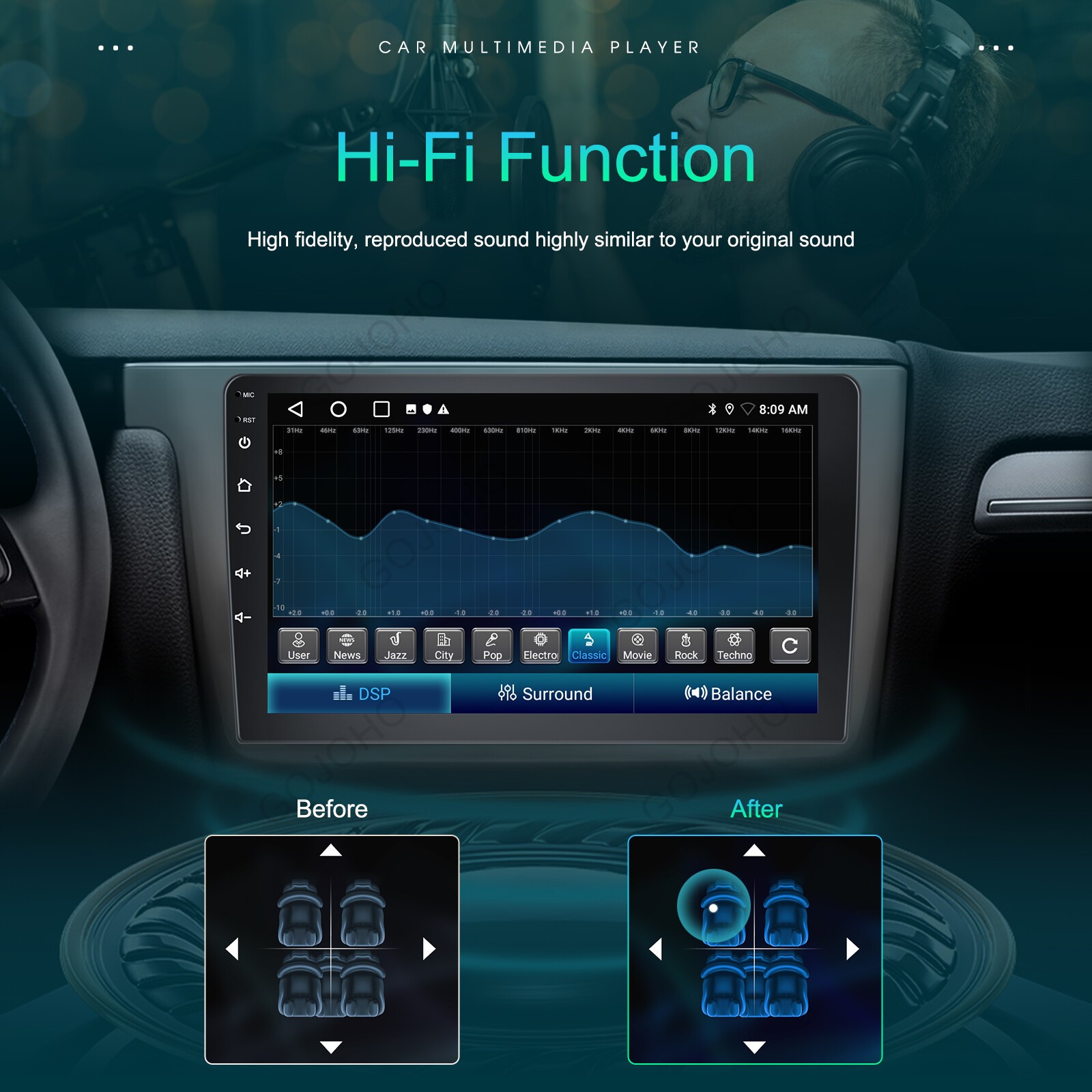 4+64GB Car Radio Stereo Carplay GPS For 2015-2019 Nissan Versa Sedan Android15