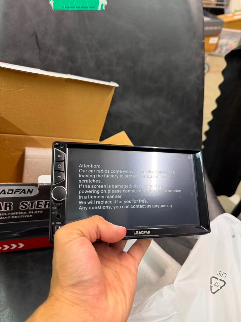 Double Din Car Stereo Radio Apple Carplay Android Auto Bluetooth 7″ Touch Screen