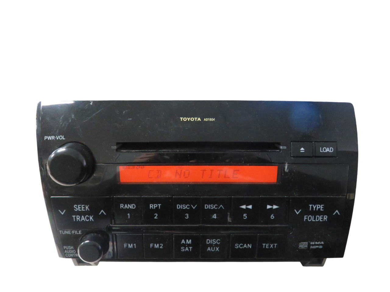 07-2012 Toyota Tundra Sequoia AM FM Radio 6 Disc Changer 86120-0C201