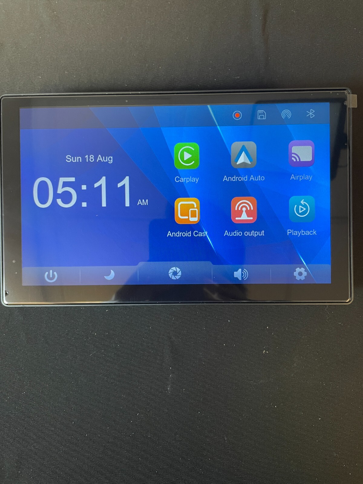 Q95 Black 9 Inch Stereo Smart Screen Player For Car 4K Dash Cam
