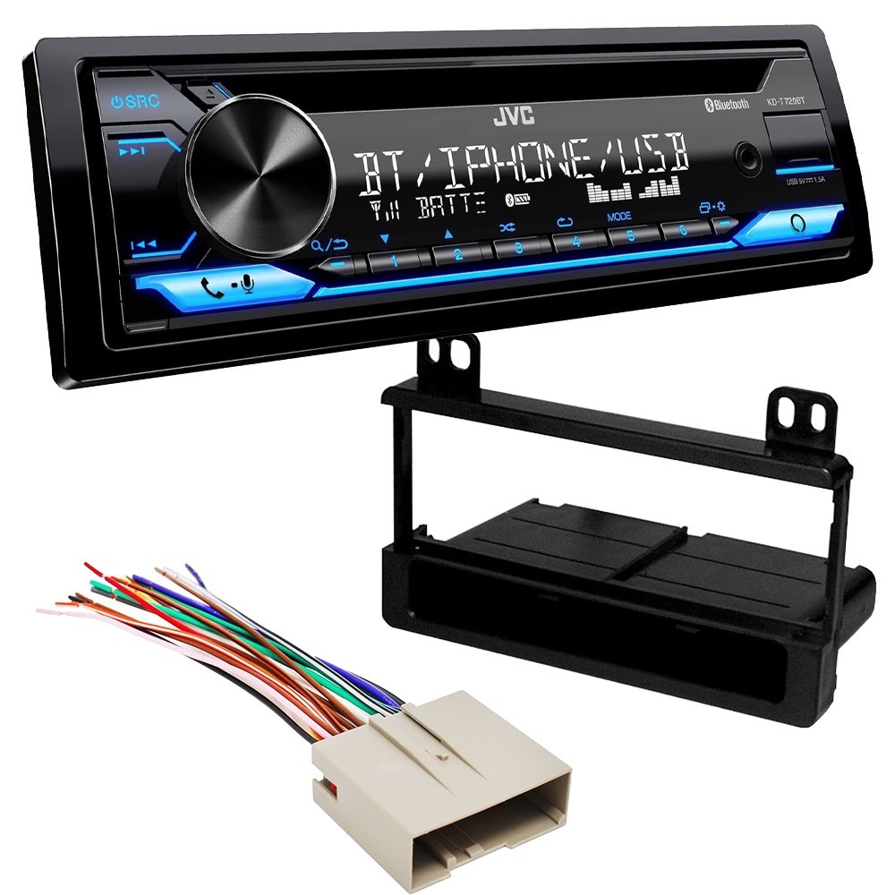 JVC KD-T720BT CD Receiver AM/FM Radio Car Stereo for 2003-10 Ford Crown Victoria
