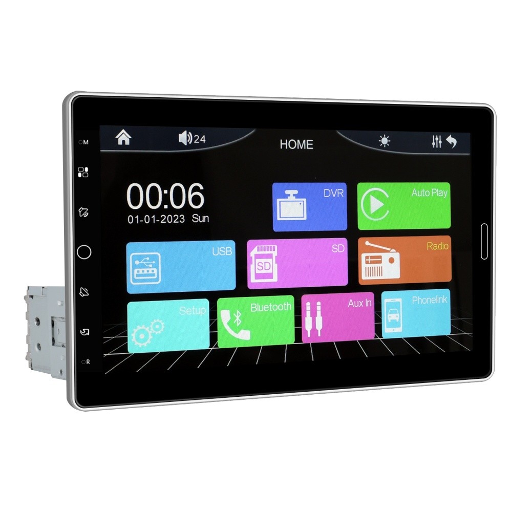 10.1″ Car Stereo Radio Single 1Din Rotatable Touch Screen Bluetooth MP5 Carplay