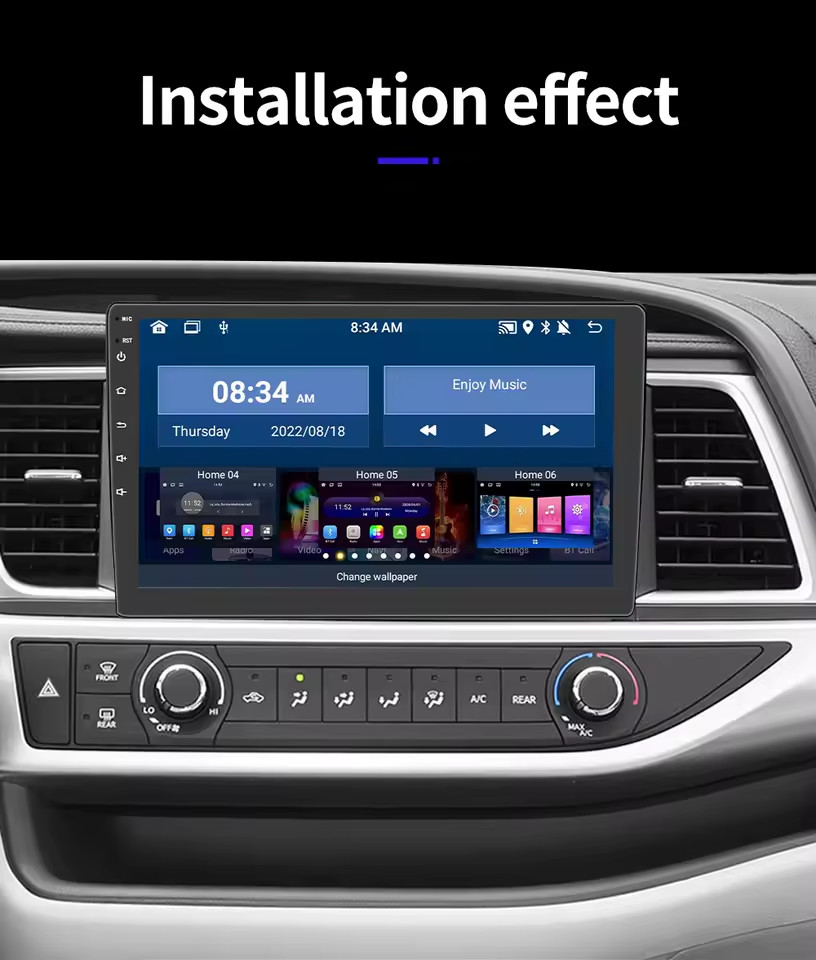 Universal Car media player with apple carplay and android auto BQCC 2 Din, 7IN