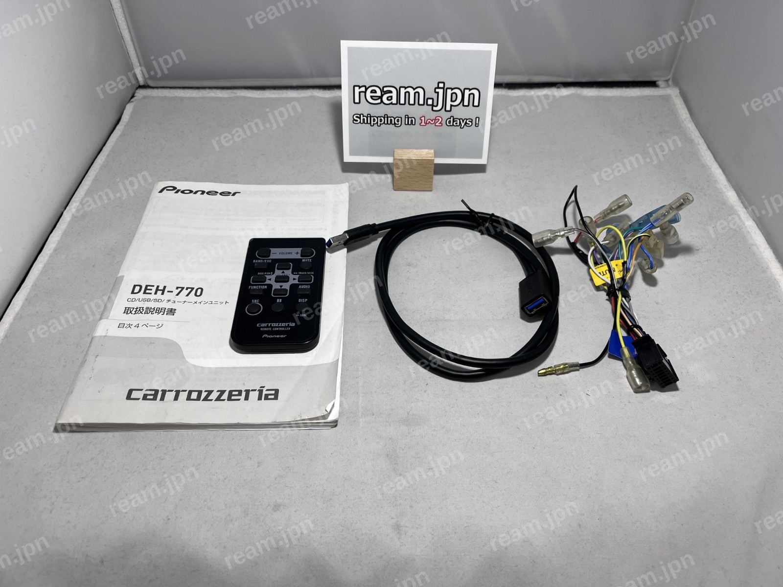 Pioneer Carrozzeria DEH-770 1DIN CD MIXTRAX USB AUX Receiver Tested In Stock JDM