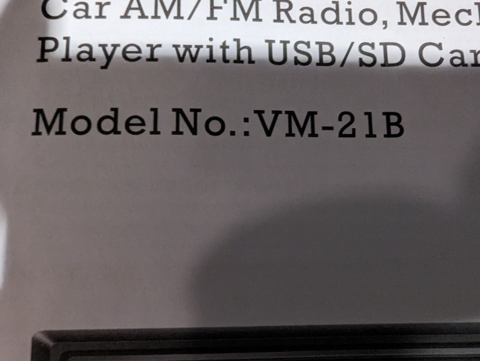 Soundstream VM-21B Car AM/FM Radio, Mech-less MP3 Player with Bluetooth, USB/SD