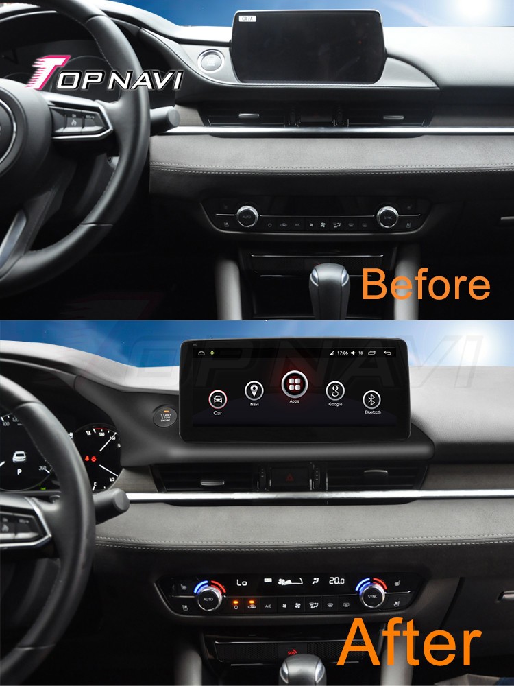4+64G Car Stereo For Mazda 6 2016-2018 Radio Player GPS Android 14.0 Head Unit