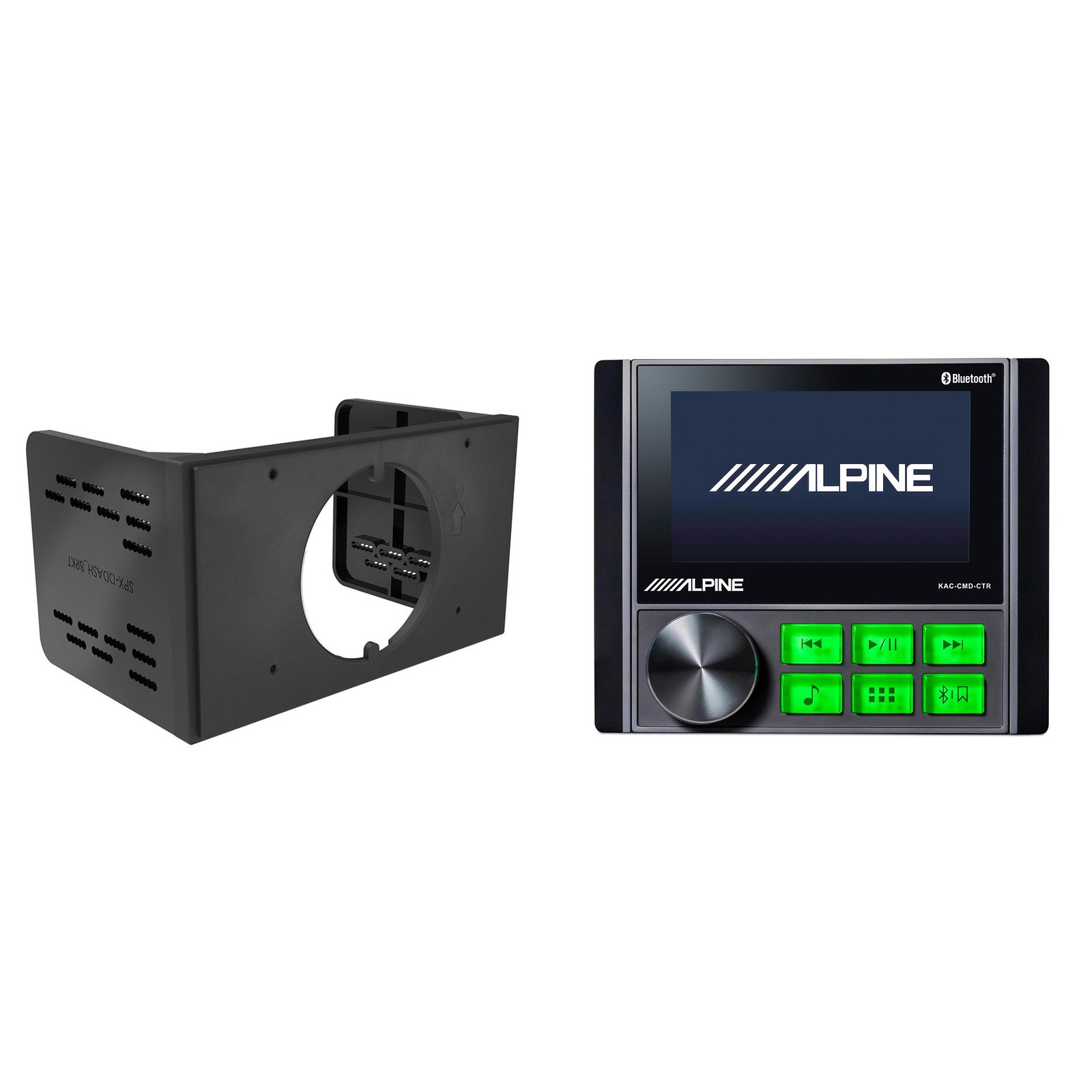 Alpine KAC-CMD-CTR Power Sports Commander Controller & SPXDDASH Double-Din Da…
