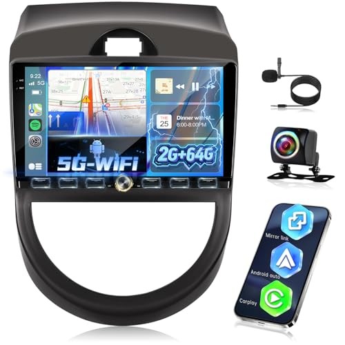 2+64G 9 Inch Screen for Kia Soul Radio 2010 2011 2012 2013, Android Soul Car