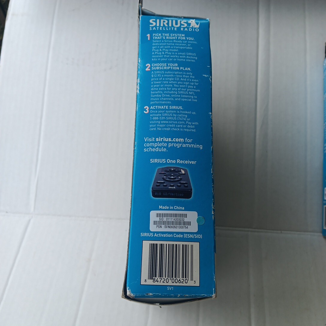 Sirius Satellite Radio Sirius One All-In-One Car Kit with remote NEW OLD STOCK