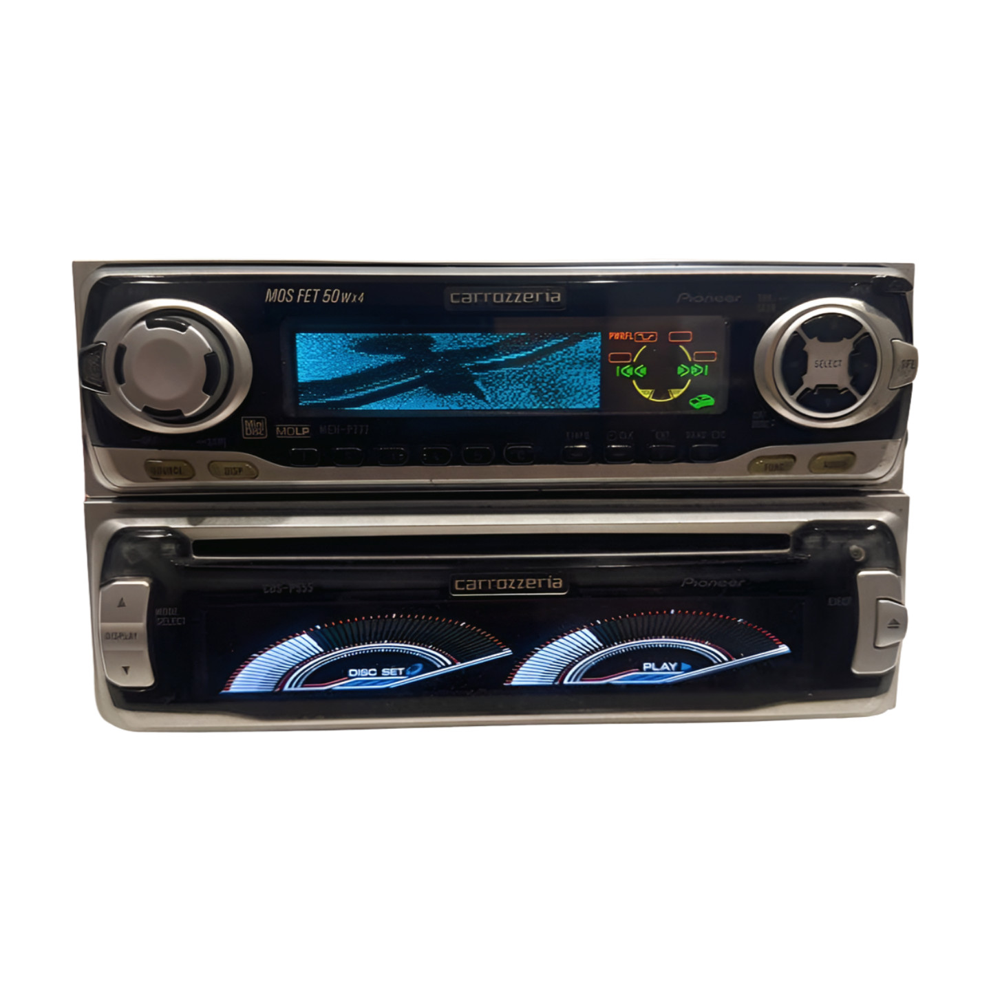 Pioneer Carrozzeria MEH-P777 CDS-P555 MD CD JDM Head Unit Japan Vintage Auth