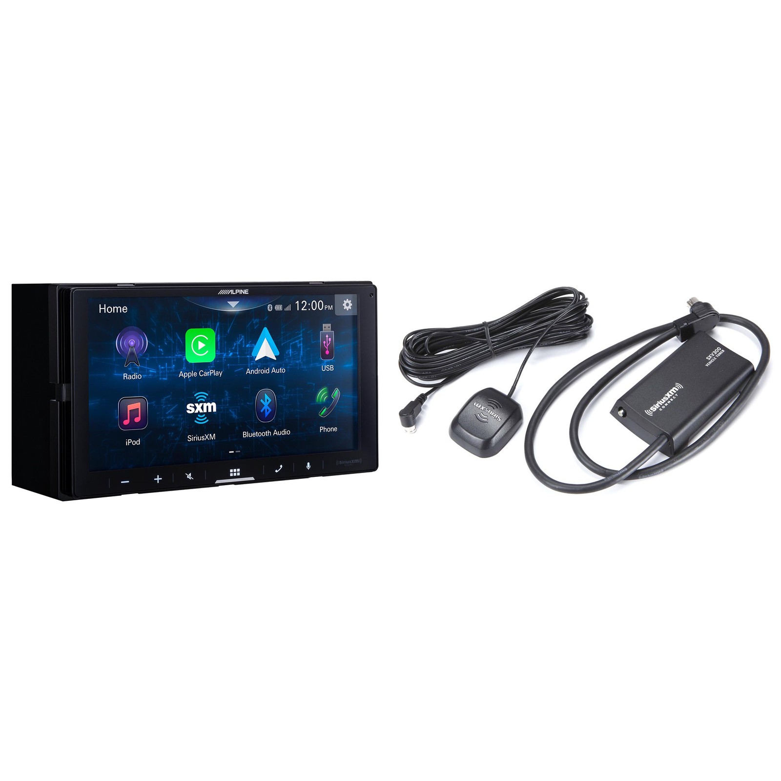 Alpine iLX-W670-S Compatible with CarPlay & Android Auto – Includes SXV300V1 …