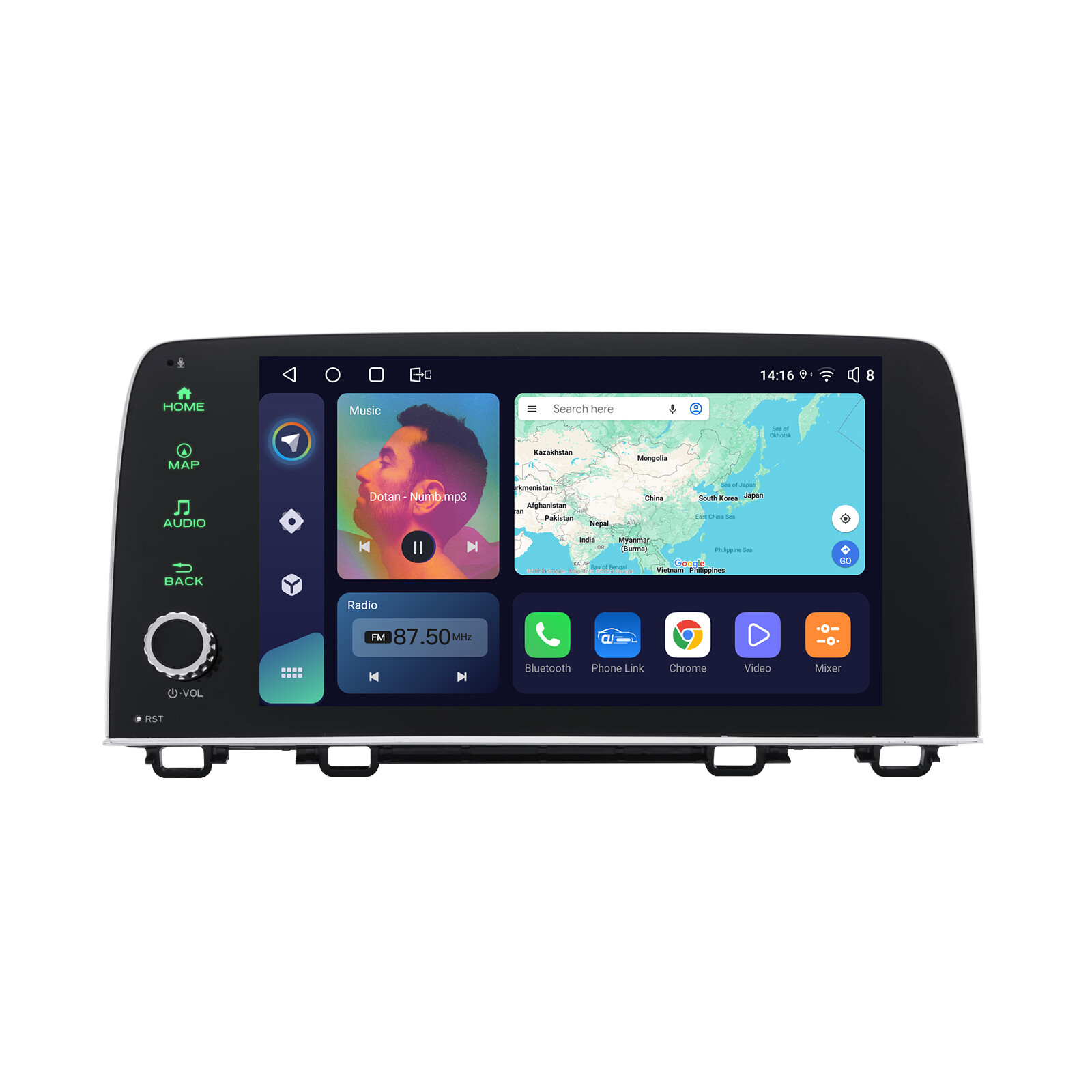 9 Inch QLED Touchsreen Android 12 Car Stereo for 2017+ Honda CR-V LX EX Touring