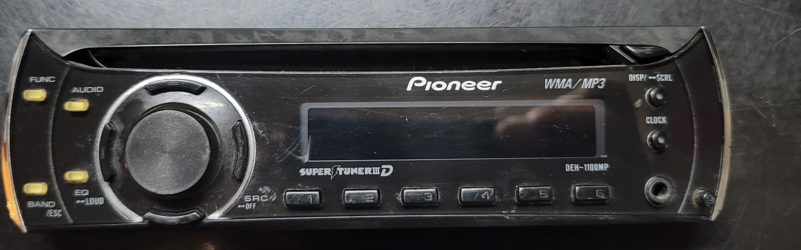 Pioneer “Old School” DEH-1100, CD/ Receiver FACEPLATE ONLY