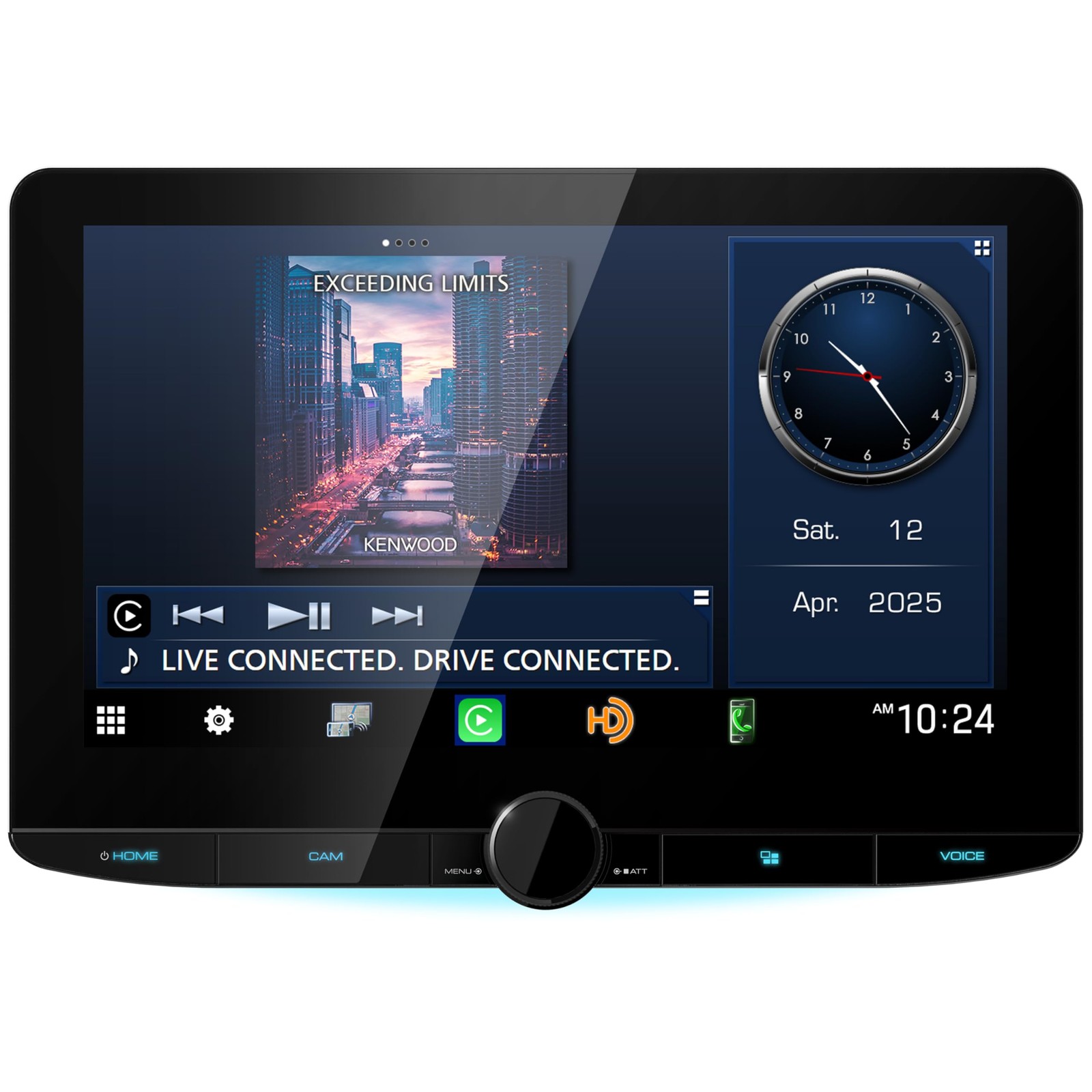 KENWOOD DMX1038S 10.1″ Touchscreen Car Stereo Bluetooth Receiver
