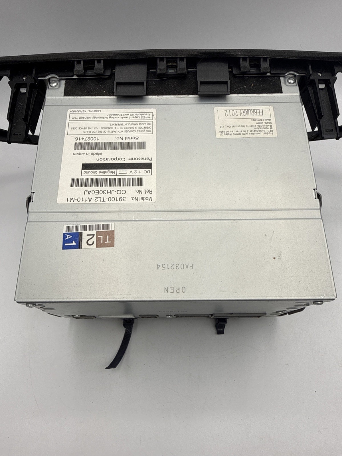 2010 2011 2012 2013 2014 Acura TSX AM FM XM CD radio receiver wout navigation