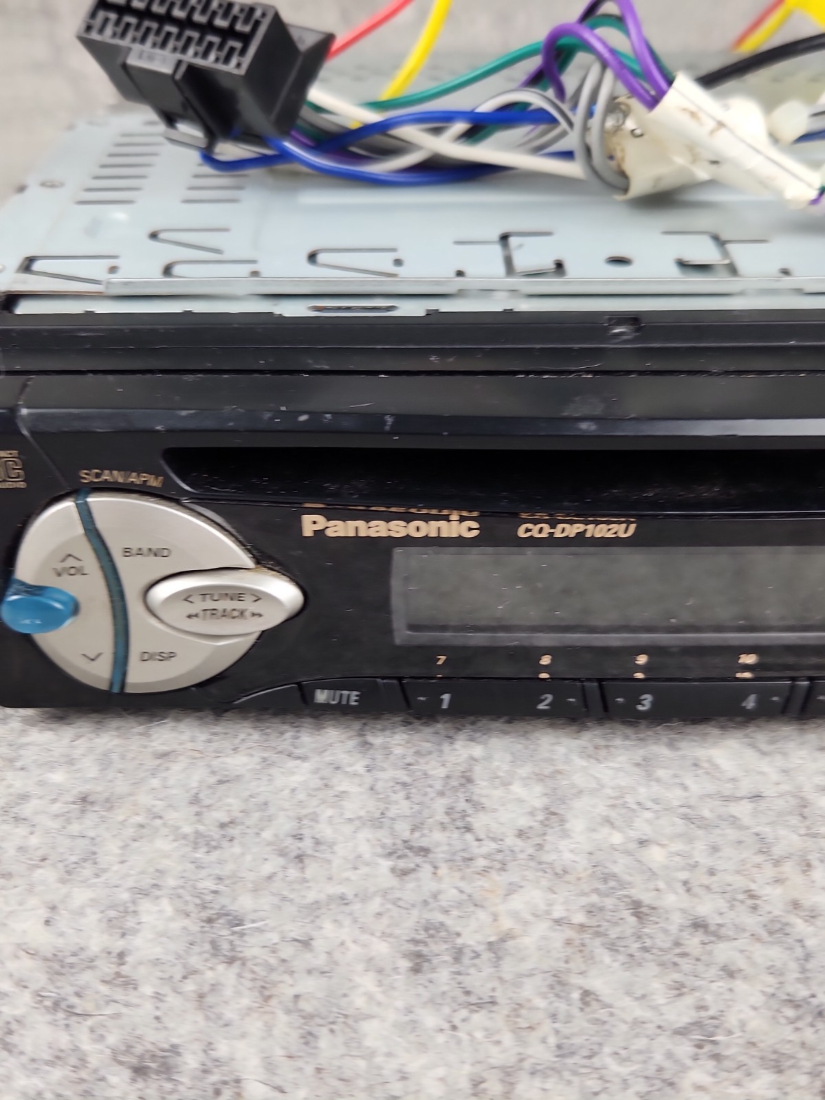 Panasonic CQ-DP102U Car Audio Cd Player/ Receiver In Dash Unit