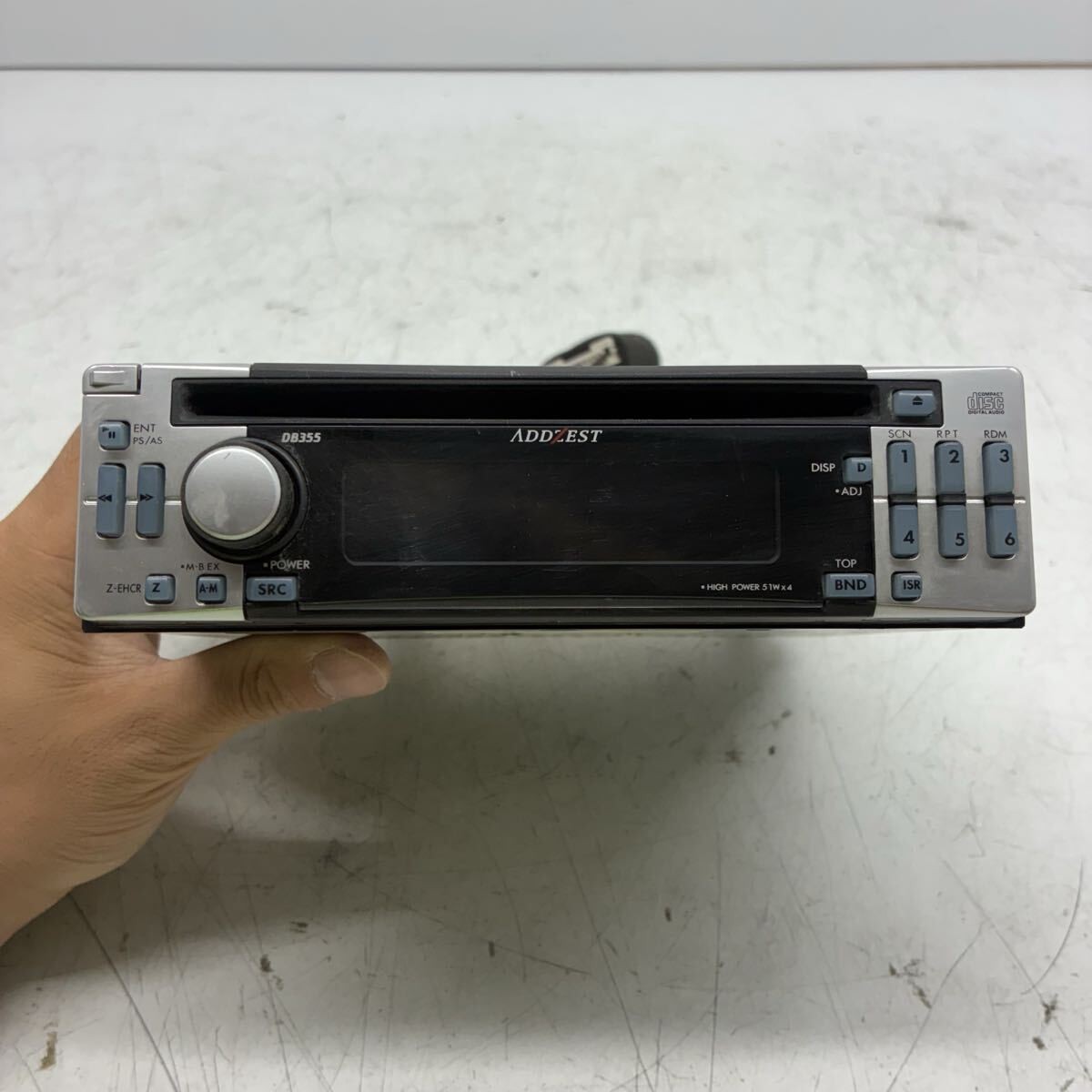 Clarion ADDZEST 1DIN CD Receiver Tuner Junk JAPAN