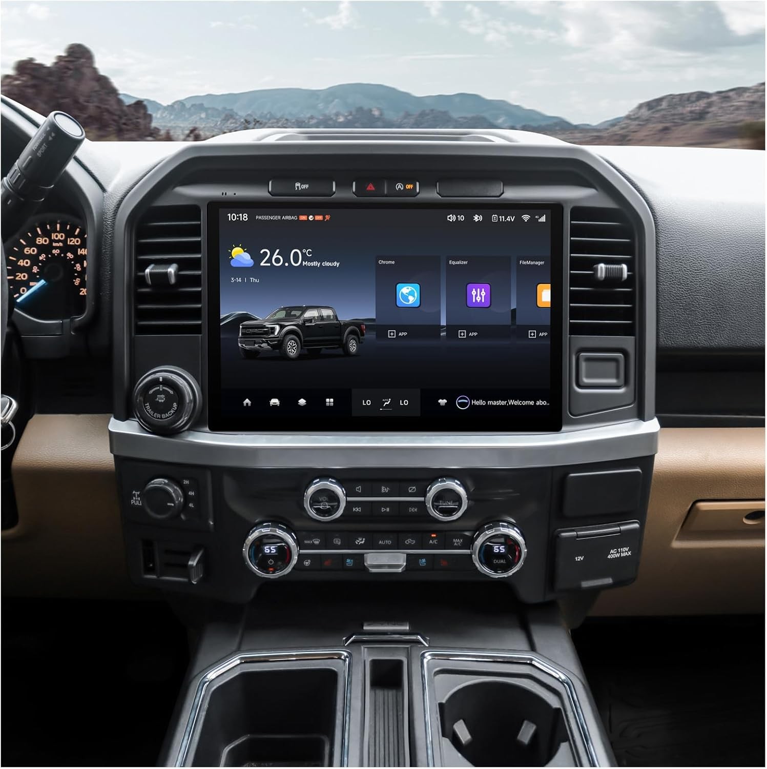 13.1″ For 2015-2021 Ford F150/F250/F350/F450 Car Stereo Radio GPS CarPlay 4+64GB