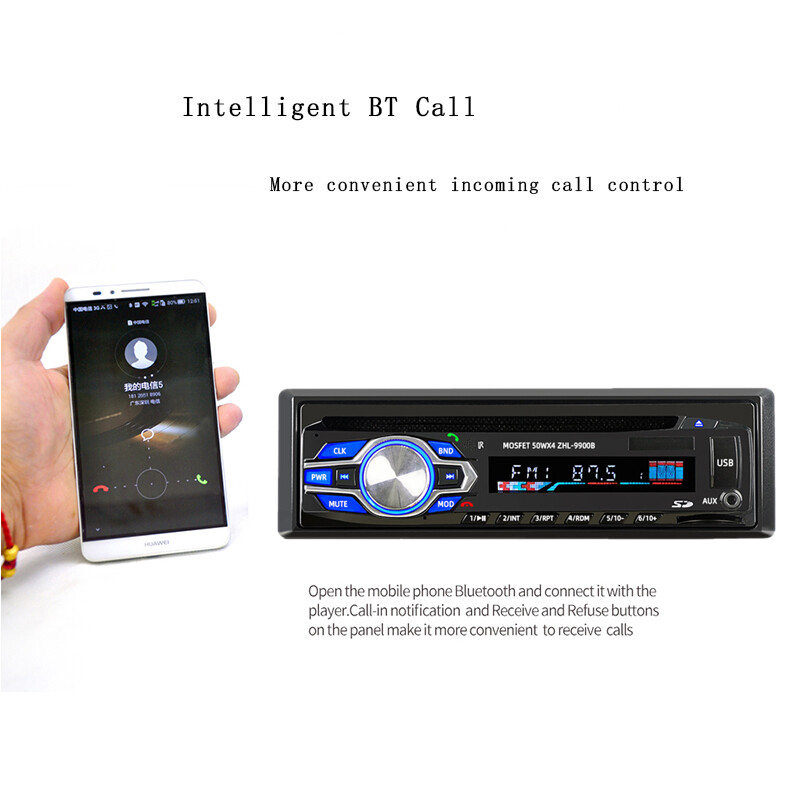 6.2 inch VCD CD DVD FM AUX USB SIngle 1 Din Car Radio Stereo Bluetooth