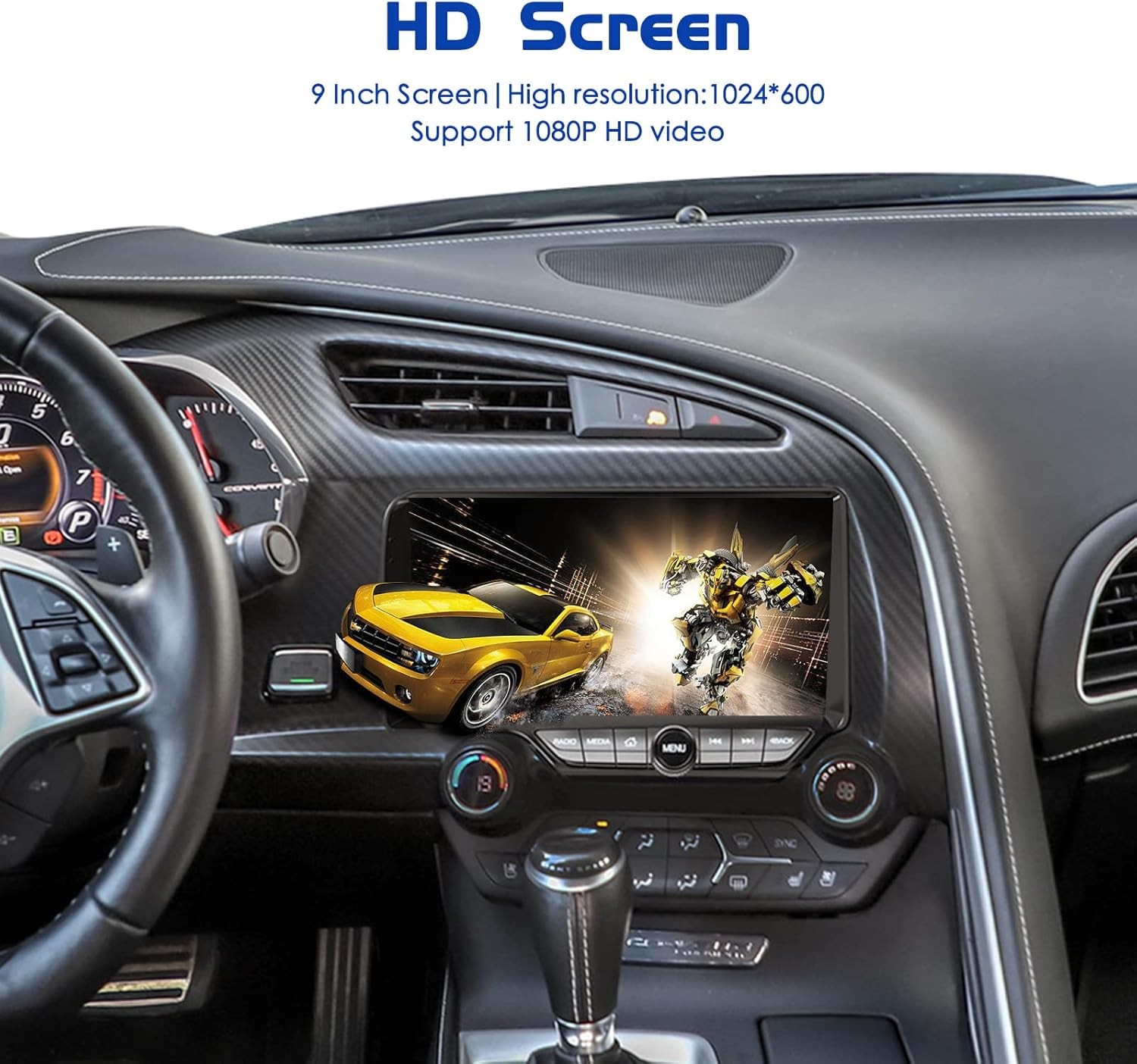 9.3Inch Car Radio For Chevrolet Corvette C7 2013-2019 Stereo GPS Navi Audio 64G
