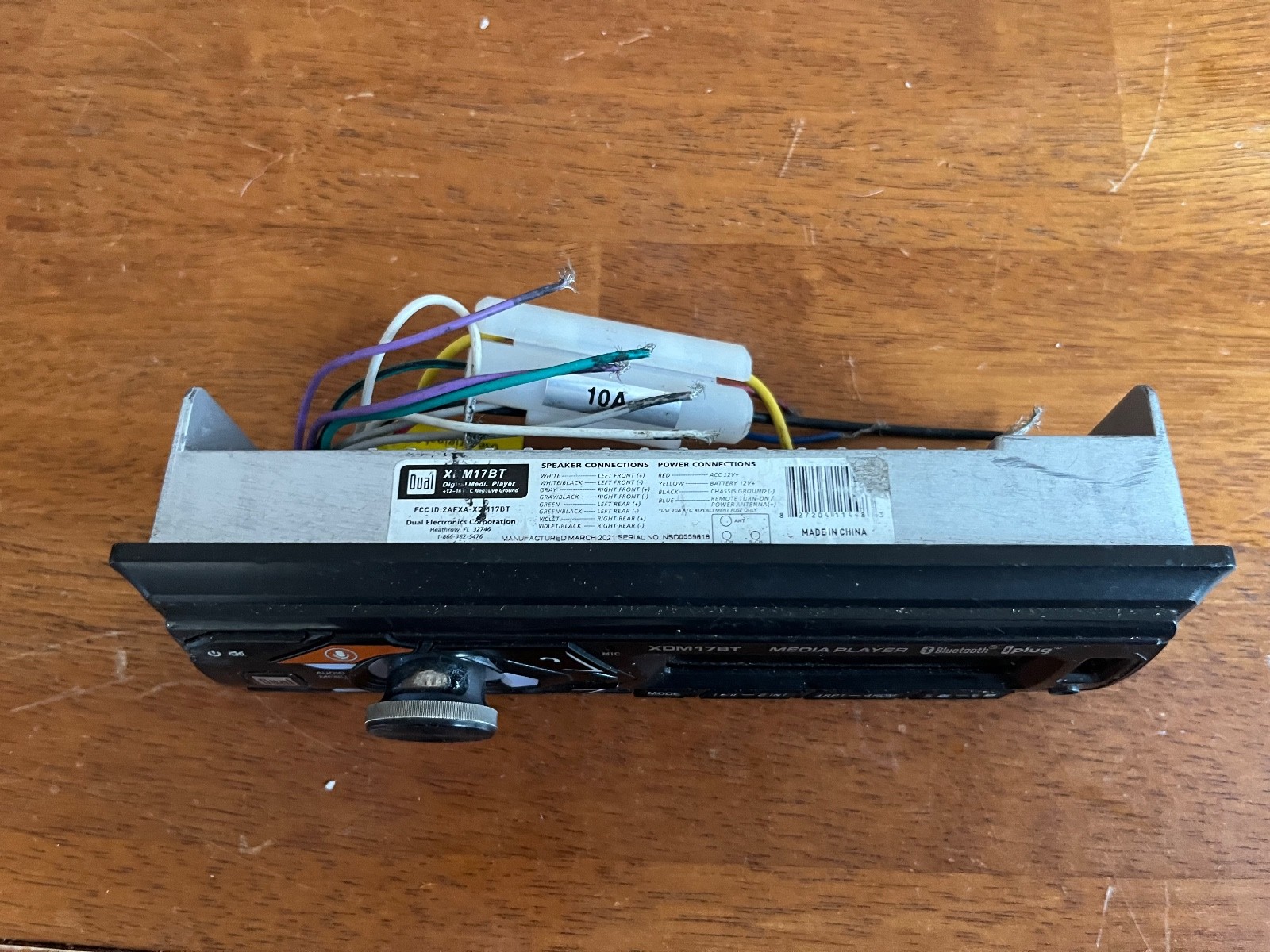 Dual Car Stereo XDM17BT
