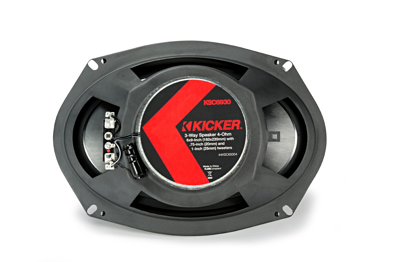 Alpine UTE-73BT Receiver No CD Kicker 44KSS6504 6.5″ 44KSC69304 6×9″ Speakers