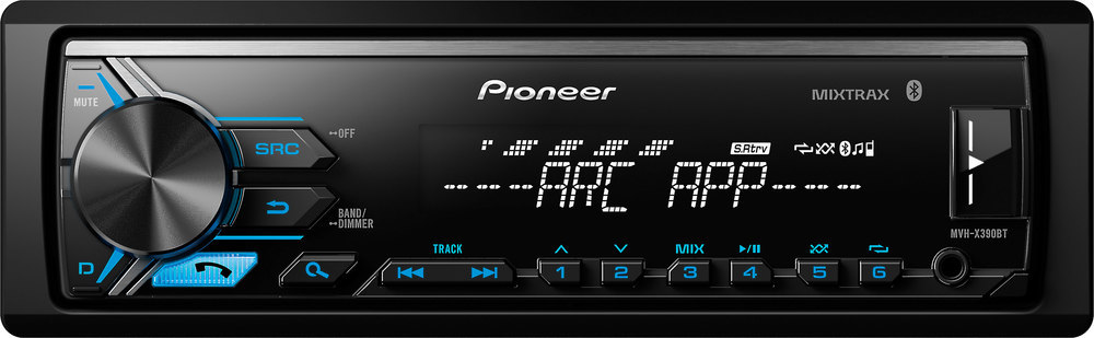 Pioneer Car Stereo Digital Media Receiver Bluetooth USB Aux+6.5″ & 6×9″ speakers