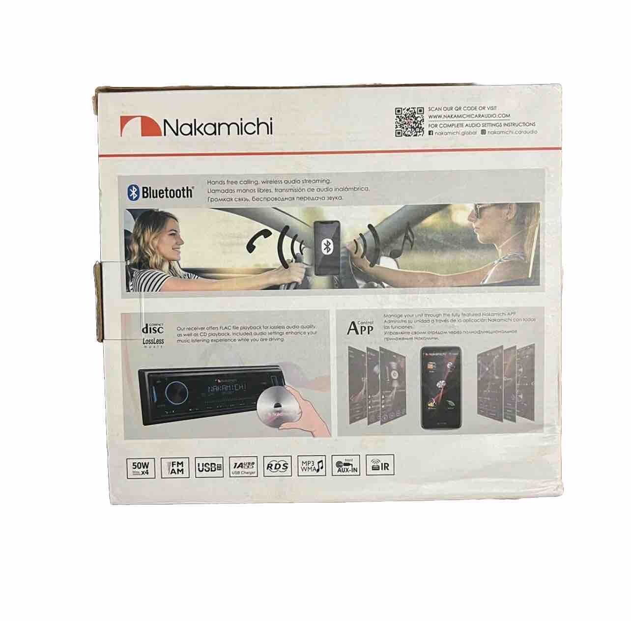 NEW Nakamichi Bluetooth & CD Car in-Dash Stereo Receiver (NQ822B)