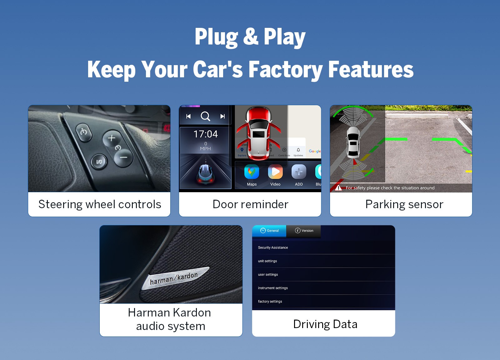 9″Android 14 4+64 Car Stereo Radio CarPlay Split Screen for BMW E46 M3 Blurtooth