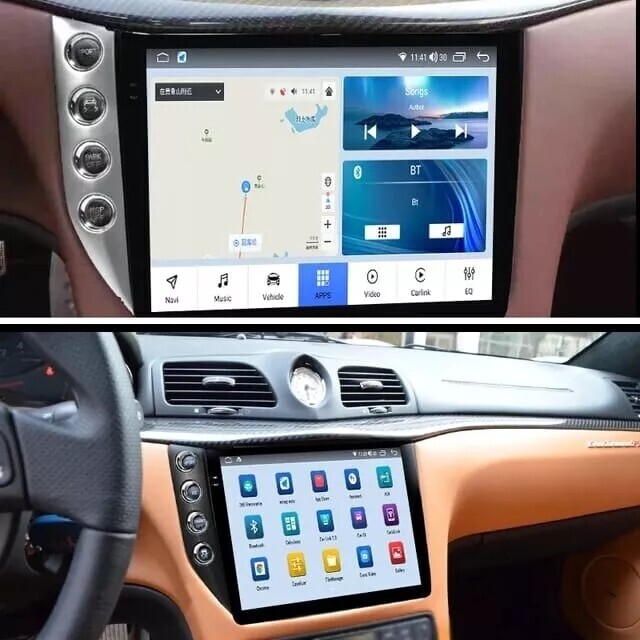 For Maserati Gt Granturismo 2007-2017 Car 10″ Gps Navi Radio Carplay Player 2din