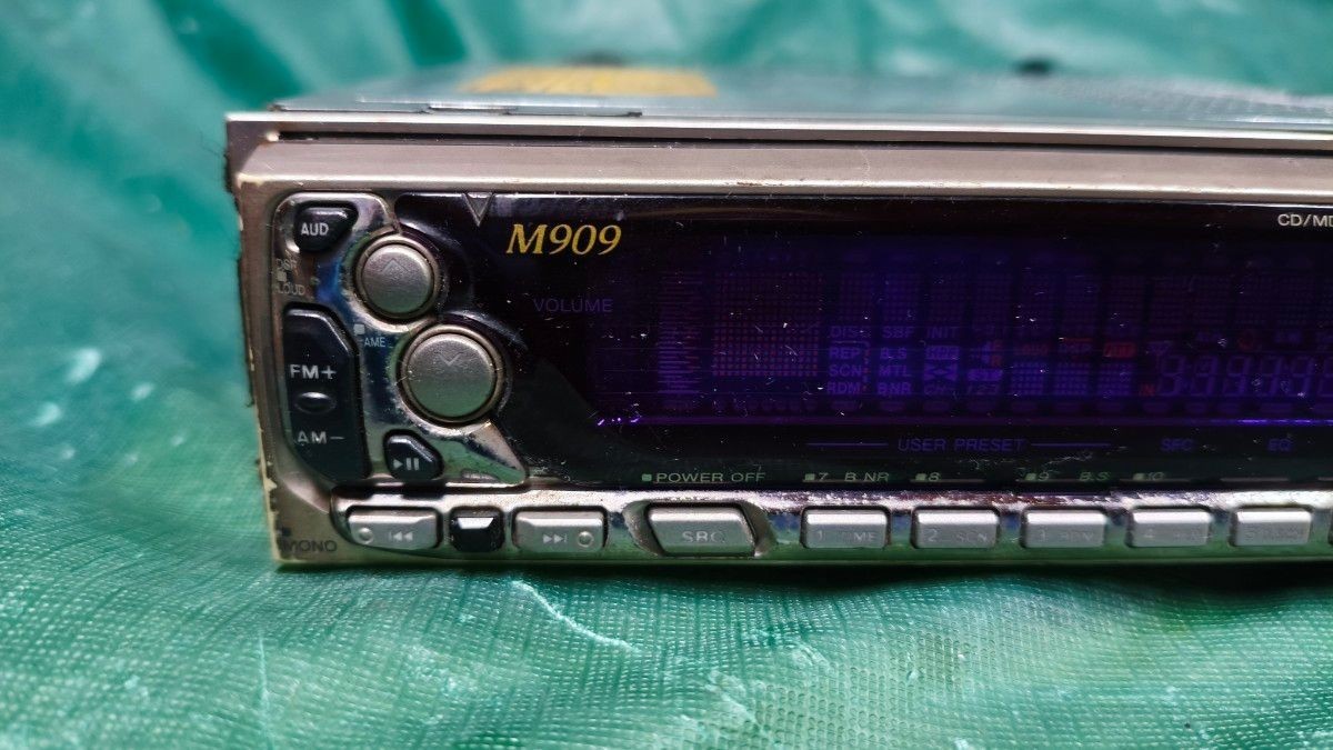 Kenwood M909 Mini Disc Receiver MD/CD CHANGER DSP CONTROL Car Audio Japan 1DIN