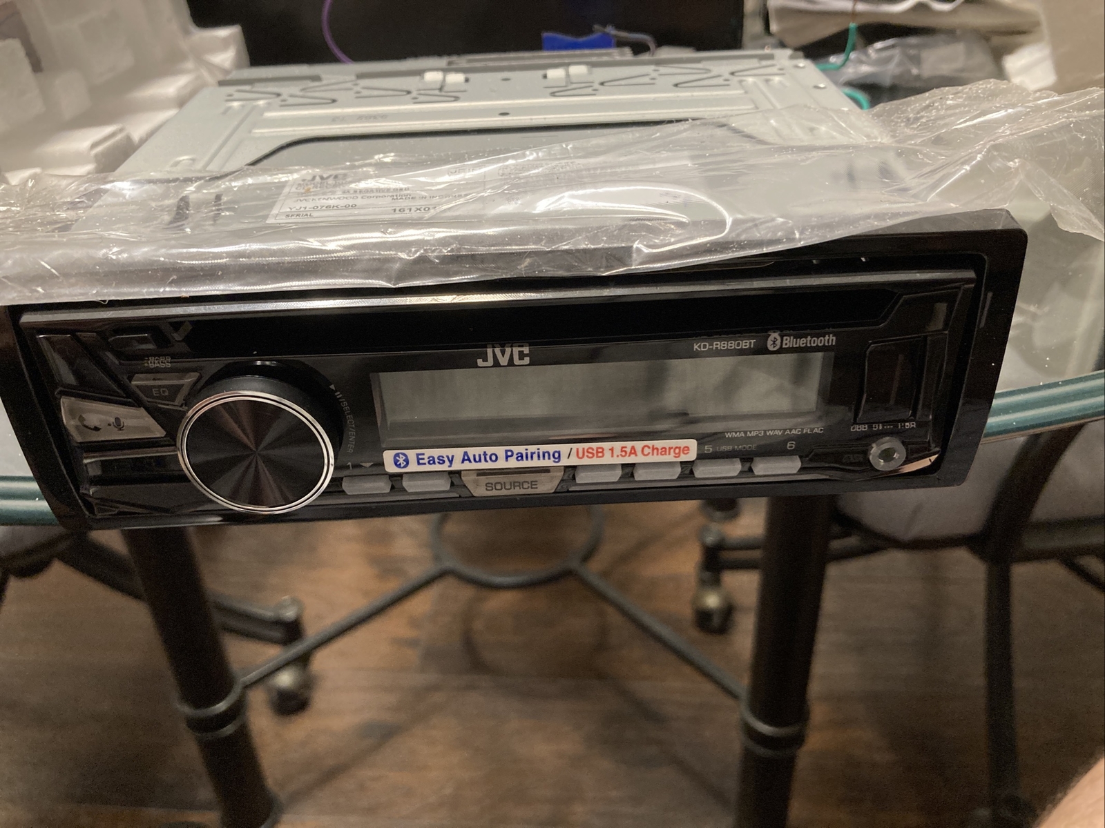 JVC KD-R880BT CD Player Bluetooth USB AUX EQ, HF @ AUDIO STREAMING OPEN BOX READ