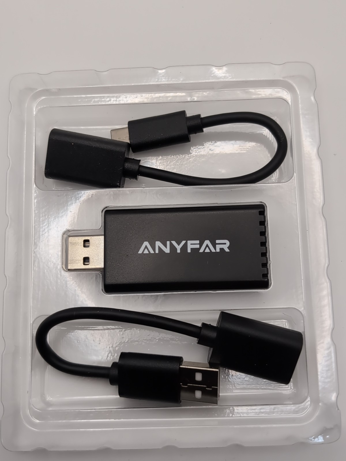 A4 Wireless CarPlay Adapter for iPhone, Android Auto for Android Phone, Dual-cor