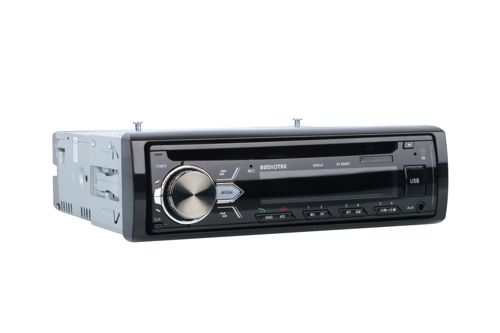 Audiotek Car Stereo CD Bluetooth AM FM Receiver + 4x 6.5″ 600W 3-Way Speakers