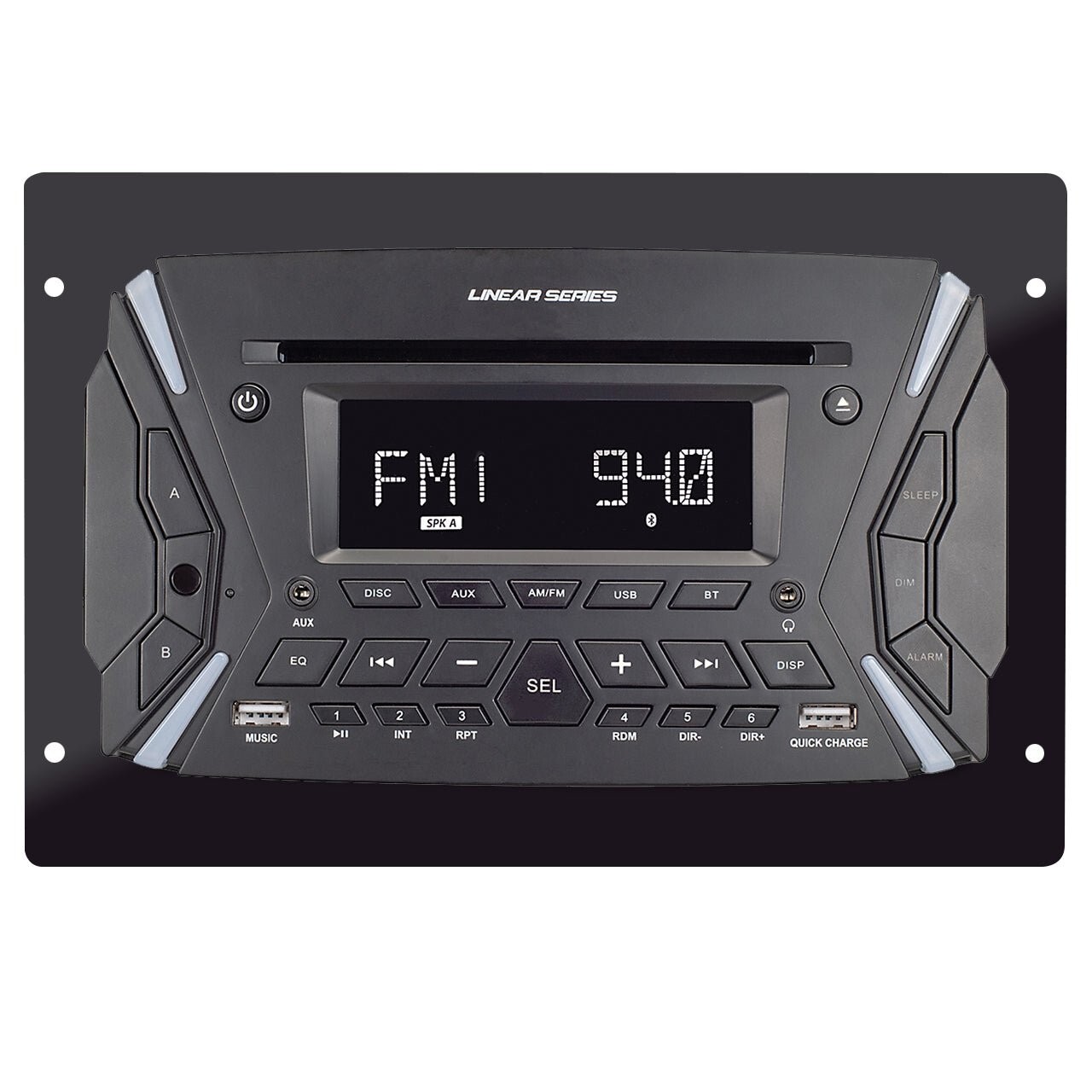 Linear Series RV6100 | AM/FM & BT/DVD Wall Mount Receiver | Factory Renewed