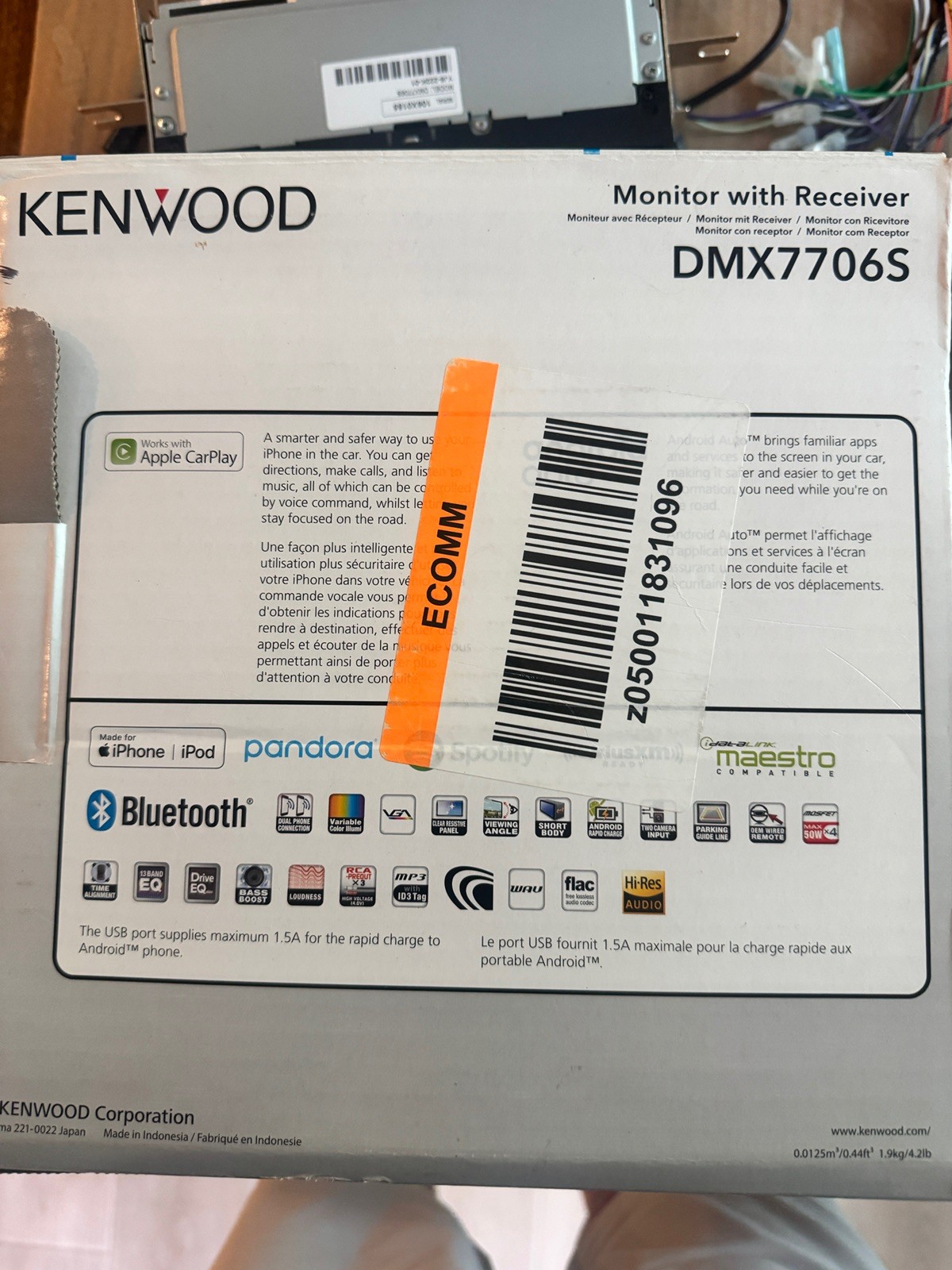 Kenwood DMX7706S + iDatalink Maestro RR 2010-2014 Mustang CarPlay Dash Kit